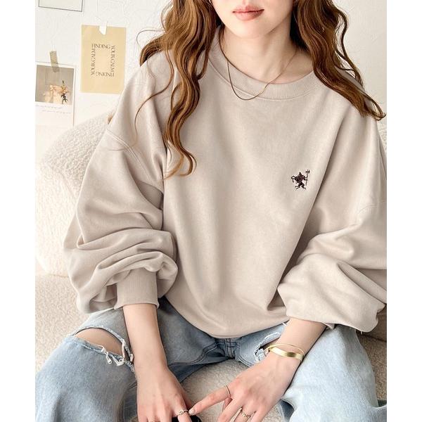 『タイムセール実施中』ZOZO問い合わせ番号:81391802ショップ:Classical Elf，クラシカルエルフブランド:classicalelf，クラシカルエルフ商品名:大人の上品カジュアル。ワンポイント胸刺繍裏毛 オーバーサイズ ス...