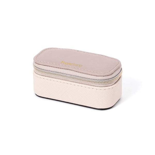 ZOZO問い合わせ番号:81486400ショップ:Francfranc，フランフランブランド:Francfranc，フランフラン商品名:バイカラー ミニトラベル ジュエリーボックス アイボリーカテゴリ:インテリア>収納グッズブランド品...