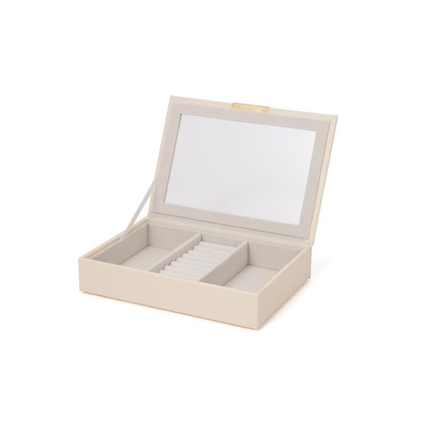 ZOZO問い合わせ番号:81486428ショップ:Francfranc，フランフランブランド:Francfranc，フランフラン商品名:スタッキングジュエリーボックス ディスプレイ蓋付き ホワイトカテゴリ:インテリア>収納グッズブラン...