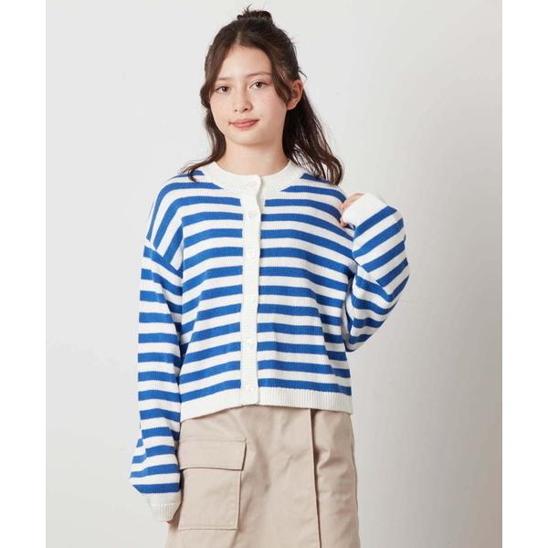 『タイムセール実施中』ZOZO問い合わせ番号:81488006ショップ:a.v.v，アー・ヴェ・ヴェブランド:a.v.v，アーヴェヴェ商品名:[140-150]ボーダーニットカーデカテゴリ:トップス>カーディガン/ボレロブランド品番:...