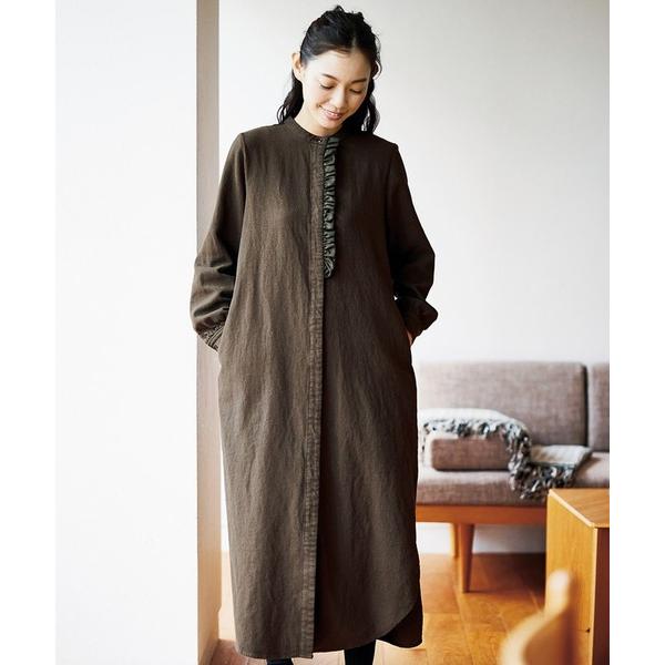 『タイムセール実施中』ZOZO問い合わせ番号:81491063ショップ:FELISSIMO，フェリシモブランド:and myera，アンド マイラ商品名:ａｎｄ　ｍｙｅｒａ　ぬくもりのツイルワンピースカテゴリ:ワンピース/ドレス>ワン...