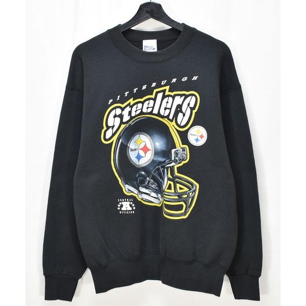 トレーナー スウェット 「ヴィンテージ古着」00's NFL ”PITTSBURGH STEELERS” クルーネックスウェット メンズ レディース
