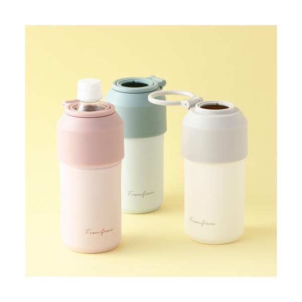 ZOZO問い合わせ番号:81525976ショップ:Francfranc，フランフランブランド:Francfranc，フランフラン商品名:保温保冷 ペットボトルホルダー ホワイトカテゴリ:食器/キッチン>グラス/マグカップ/タンブラーブ...