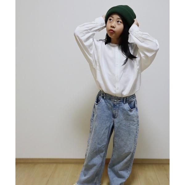 『タイムセール実施中』ZOZO問い合わせ番号:81660326ショップ:FUNALIVE，ファンアライブブランド:FUNALIVE，ファンアライブ商品名:布帛オーバーサイズシャツ KIDS（バンド襟）カテゴリ:トップス>シャツ/ブラウ...