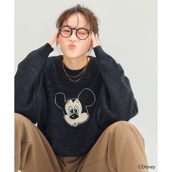 ニット セーター 「Disney/ディズニー」Mickey Mouse/ミッキーマウス/ジャガードニットプルオーバー「新色追加」 レディース