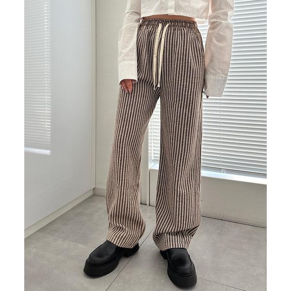『タイムセール実施中』ZOZO問い合わせ番号:81767708ショップ:RANAN，ラナンブランド:solleim，ソルレム，RANAN，ラナン商品名:ジャガードストライプスウェットパンツカテゴリ:パンツ>スウェットパンツブランド品番...
