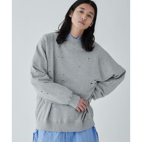 トレーナー スウェット WEGO/ダメージプルオーバースウェット メンズ レディース