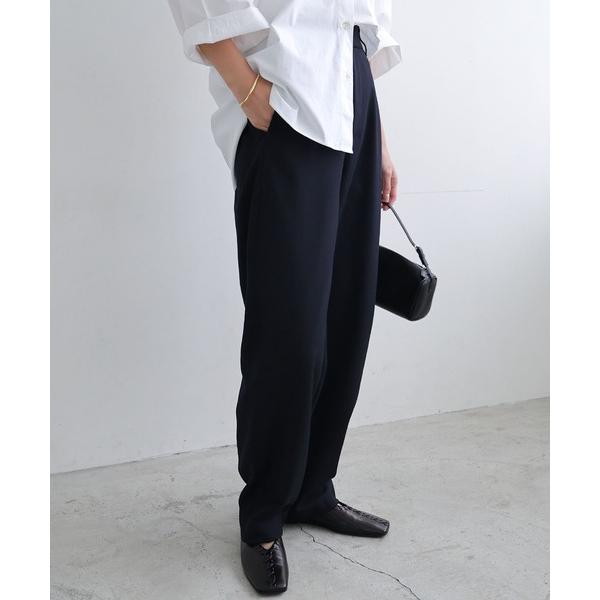 ワイドパンツ パンツ ツイルカーブパンツ レディース