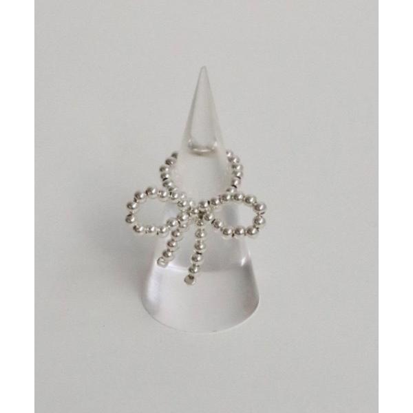 指輪 リング pearl ribbon ring レディース