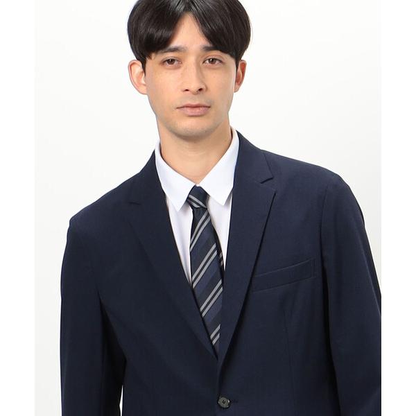 ZOZO問い合わせ番号:82208057ショップ:COMME CA ISM，コムサイズムブランド:COMME CA ISM，コムサイズム商品名:【シルク100％】ダブルストライプ ネクタイカテゴリ:フォーマルスーツ/小物>ネクタイブラ...