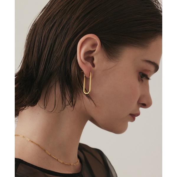 イヤリング 「CENE」セネ/ミニUラインイヤリング レディース