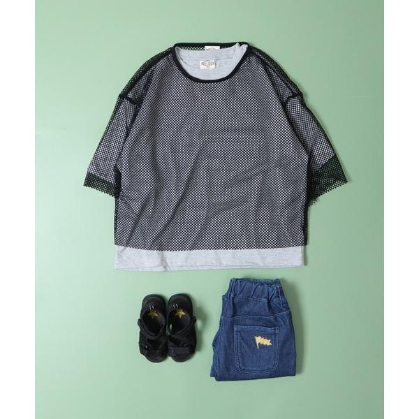 『タイムセール実施中』ZOZO問い合わせ番号:82381323ショップ:FUNALIVE，ファンアライブブランド:FUNALIVE，ファンアライブ商品名:【2点セット】 キッズ 無地Tシャツ＆メッシュTシャツカテゴリ:トップス>アンサ...