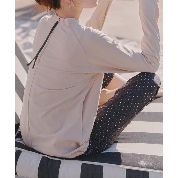 ZOZO問い合わせ番号:82746214ショップ:kobelettuce，コウベレタスブランド:sea.，シードット，KOBE LETTUCE，コウベレタス商品名:[ ラッシュガード ] 前後2way指穴付き裾ドロストトップスカテゴリ:水着...