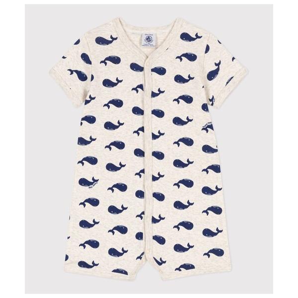 ※このアイテムは返品・交換対象外商品です。ZOZO問い合わせ番号:82748449ショップ:PETIT BATEAU，プチバトーブランド:PETIT BATEAU，プチバトー商品名:プリントショートロンパースカテゴリ:ママ＆ベビー>ロ...