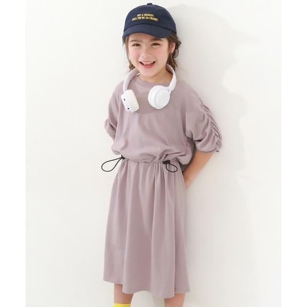 『セール実施中』ZOZO問い合わせ番号:82816146ショップ:devirock，デビロックブランド:devirock，デビロック商品名:袖シャーリング ドロスト 半袖 ワンピースカテゴリ:ワンピース/ドレス>ワンピースブランド品番...