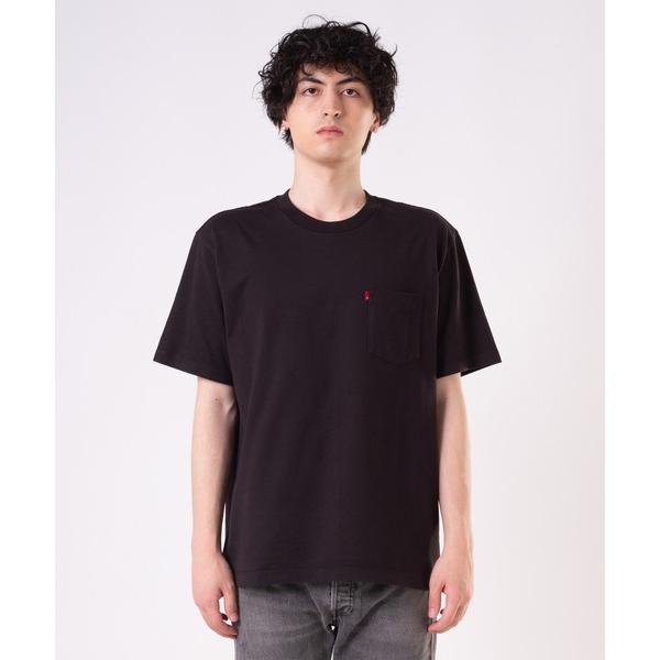 『タイムセール実施中』ZOZO問い合わせ番号:82816888ショップ:Levi's，リーバイスブランド:Levi's，リーバイス商品名:Levi's/リーバイス ヘビーウェイト ポケット Tシャツ ブラック MINERAL BLACKカテ...