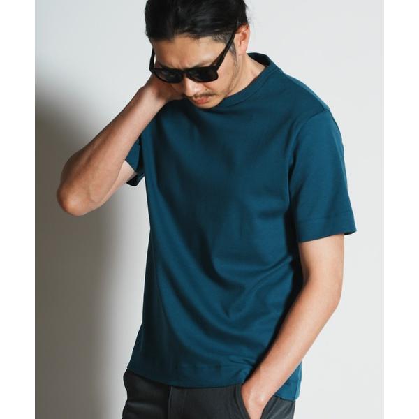 tシャツ シルケットスムースクルーネックTシャツ メンズ