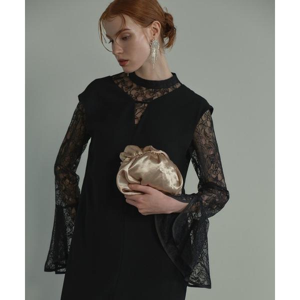 『タイムセール実施中』ZOZO問い合わせ番号:83093937ショップ:ANDRESD，アンドレスドブランド:ANDRESD，アンドレスド商品名:ベルスリーブスリットドレス / bell sleeve slit dressカテゴリ:ワンピー...