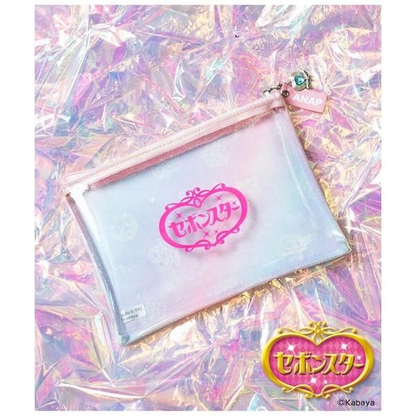 『タイムセール実施中』ZOZO問い合わせ番号:83194543ショップ:ANAP，アナップブランド:ANAP kids，アナップキッズ商品名:【セボンスターコラボ】チャーム付ラメクリアポーチカテゴリ:財布/小物>ポーチブランド品番:4...