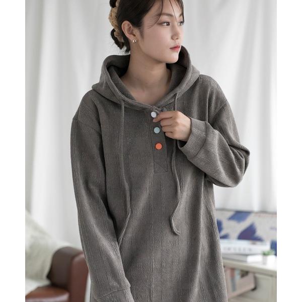 『タイムセール実施中』ZOZO問い合わせ番号:83298111ショップ:aimoha，アイモハブランド:aimoha，アイモハ商品名:フード付きマタニティオーバーワンピースカテゴリ:ママ＆ベビー>マタニティウェア/グッズブランド品番:...