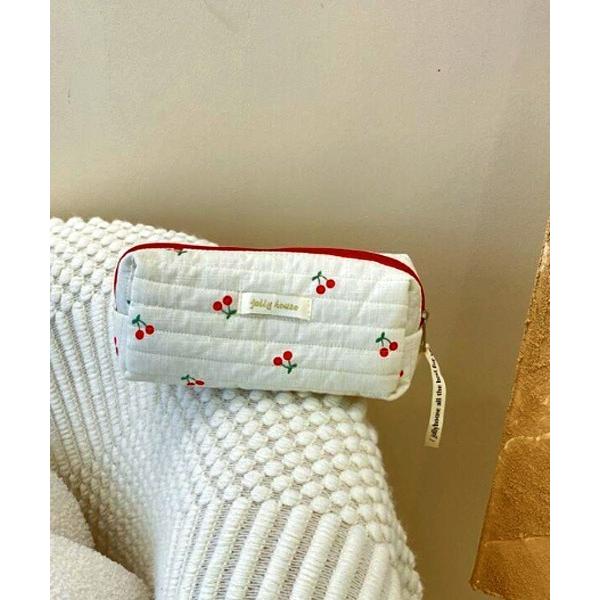 ZOZO問い合わせ番号:83301085ショップ:TONE，トーンブランド:TONE SELECT GOODS，トーンセレクトグッズ商品名:【urge select】チェリー デザイン ペンケース/マルチポーチカテゴリ:財布/小物>ポ...