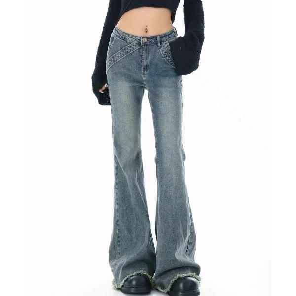 『タイムセール実施中』ZOZO問い合わせ番号:83302642ショップ:DIAVEL，ディアベルブランド:DIAVEL，ディアベル，LADY LIKE，レディライク，SHEENA，シーナ商品名:【新色追加】裾フリンジフレアデニムパンツカテゴ...