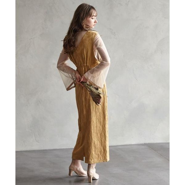 ZOZO問い合わせ番号:83364825ショップ:AIMER，エメブランド:AIMER，エメ商品名:チュールブラウス付きジャカードIラインパーティードレス　20代 30代 40代カテゴリ:ワンピース/ドレス>ドレスブランド品番:032...