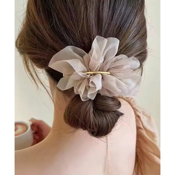 『セール実施中』ZOZO問い合わせ番号:83429481ショップ:RiNc，リンクブランド:ammy.，エイミードット商品名:【 ammy. / エイミードット 】 シフォン バレッタカテゴリ:ヘアアクセサリー>バレッタ/ヘアクリップ...