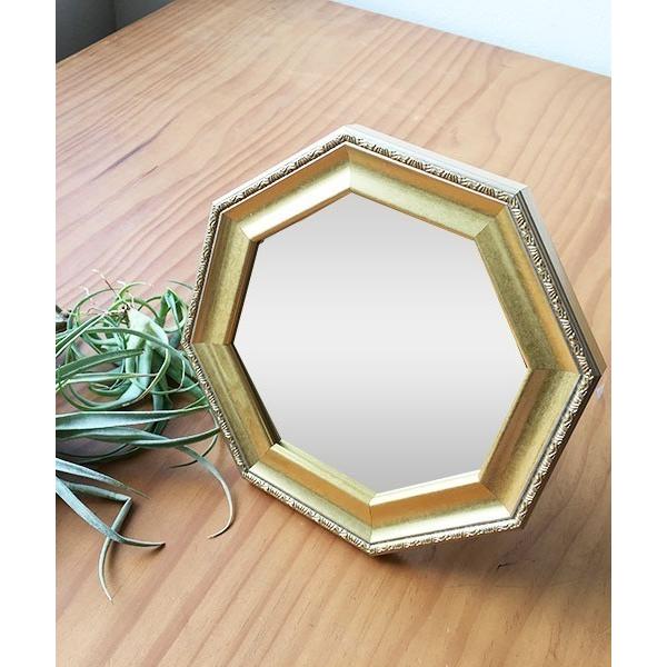 ZOZO問い合わせ番号:83430447ショップ:salle de bal，サルデバルブランド:salle de bal，サルデバル商品名:Prologue / プロローグ 八角形 スタンド ＆ ウォールミラー 鏡 S サイズ PGA PG...