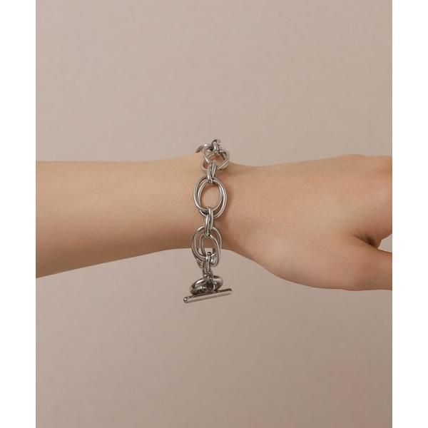 ブレスレット 「WEB限定」“Moment”ダブルチェーンブレスレット/サージカルステンレス（金属アレルギー対応）「LHME / エルエイチエムイー」