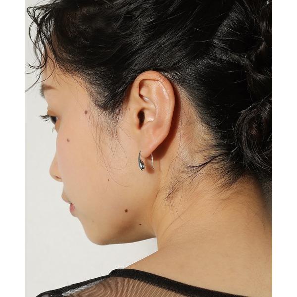 パール ピアス ドロップ ニュアンス フック ピアス パール バックキャッチ レディース