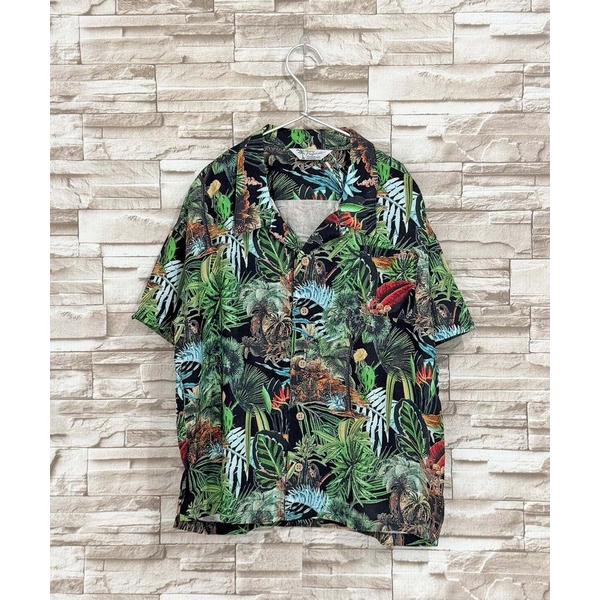 ZOZO問い合わせ番号:83435841ショップ:Auntie Rosa，アンティローザブランド:ZI-ON，ジーオン商品名:オーバーサイズ 総柄アロハシャツカテゴリ:トップス>シャツ/ブラウスブランド品番:331-01素材:レーヨン...