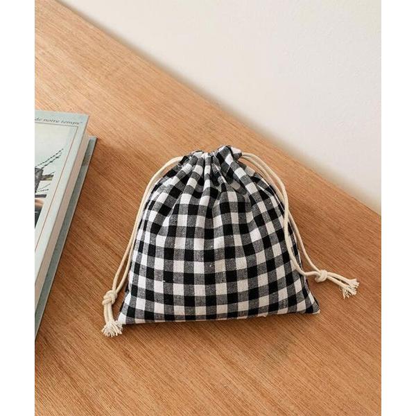 『タイムセール実施中』ZOZO問い合わせ番号:83468174ショップ:TONE，トーンブランド:TONE SELECT GOODS，トーンセレクトグッズ商品名:【float】ギンガムチェック カラフル 巾着ポーチカテゴリ:財布/小物&gt...