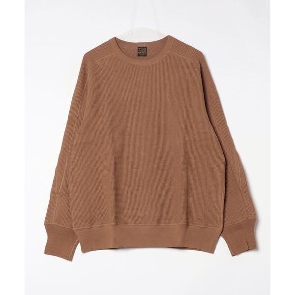 トレーナー スウェット 「A VONTADE」ア ボンタージ/ Big Waffle Crew Top メンズ レディース