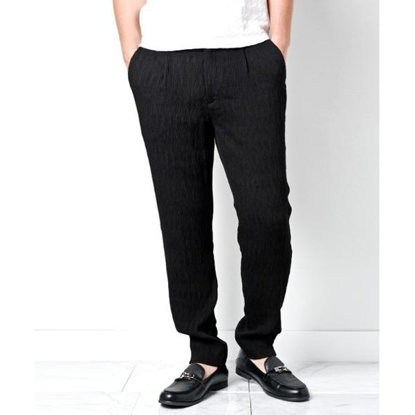 スラックス PLEATS-PANTS(プリーツ パンツ)1タック プリーツ イージースラックス「セットアップ対応」 メンズ レディース