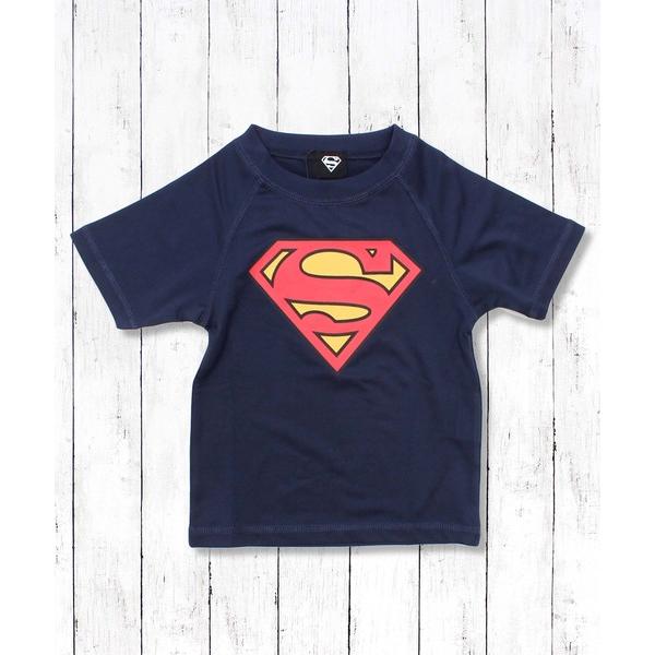 ZOZO問い合わせ番号:83706412ショップ:Auntie Rosa，アンティローザブランド:ZI-ON，ジーオン商品名:SUPERMAN スーパーマン 半袖ラッシュガードカテゴリ:水着/着物・浴衣>ラッシュガードブランド品番:B...