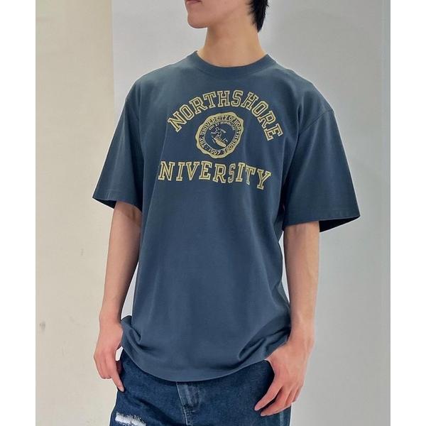 tシャツ 「日本製」グリーンボウル 「GREEN BOWL」Organic CottonT-shirts (C柄 NORTHE SHORE） レディー