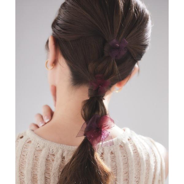 『タイムセール実施中』ZOZO問い合わせ番号:83799698ショップ:FRP，エフアールピーブランド:dee doo dah，ディドゥダ，Sakka，サッカ商品名:deedoodah　リボンヘアカフ　3ピースセット/ポニーフックカテゴリ:...