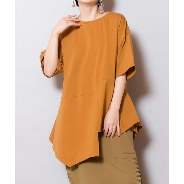 tシャツ 半袖 イレギュラーヘムTシャツ レディース