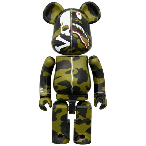 フィギュア 超合金 BE@RBRICK MASTERMIND VS BAPE(R) GREEN／YELLOW
