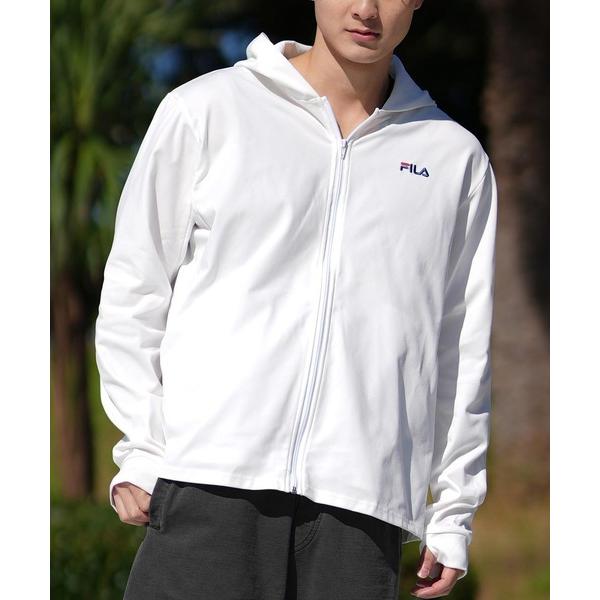 『セール実施中』ZOZO問い合わせ番号:84008028ショップ:ムラサキスポーツ，ムラサキスポーツブランド:FILA，フィラ，ムラサキスポーツ，ムラサキスポーツ商品名:【ムラサキスポーツ限定】FILA/フィラ 長袖ラッシュガード フード付...