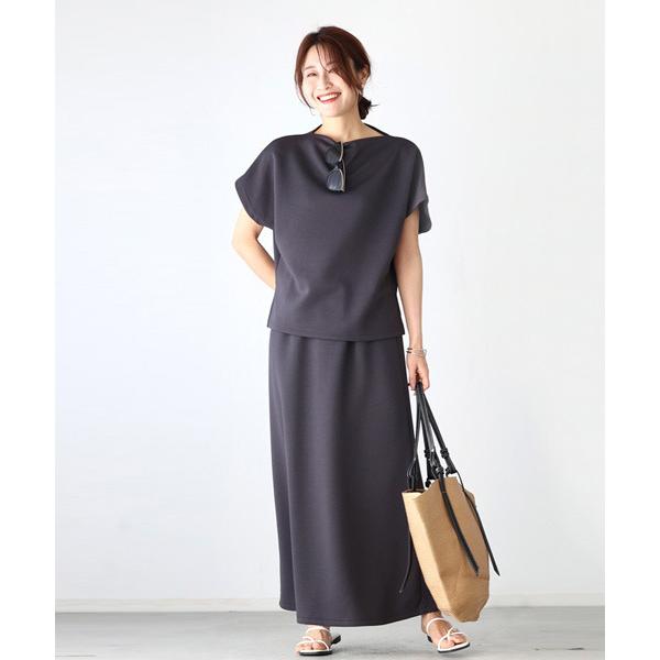 ZOZO問い合わせ番号:84108962ショップ:FRENCH PAVE，フレンチパヴェブランド:Ehre style，エーレスタイル商品名:旅行や長時間移動に◎疲れない旅楽セット（半袖Ver.）スカートセットアップカテゴリ:ジャケット/ア...