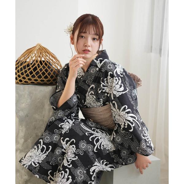ZOZO問い合わせ番号:84310412ショップ:utatane，ウタタネブランド:utatane，ウタタネ商品名:選べる浴衣3点セット utataneオリジナル 国内染色 古典柄レトロカテゴリ:水着/着物・浴衣>浴衣ブランド品番:6...