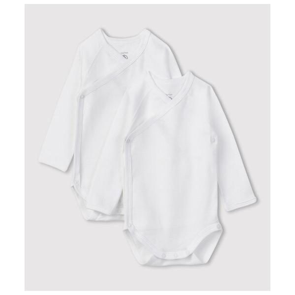 ※このアイテムは返品・交換対象外商品です。ZOZO問い合わせ番号:84504148ショップ:PETIT BATEAU，プチバトーブランド:PETIT BATEAU，プチバトー商品名:長袖あわせボディ２枚組カテゴリ:ママ＆ベビー>肌着ブ...
