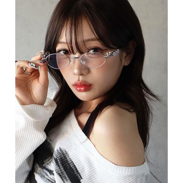 『タイムセール実施中』ZOZO問い合わせ番号:84505287ショップ:RiNc，リンクブランド:BARELY BLUE，ベアリーブルー，RiNc，リンク商品名:【 BARELY BLUE / ベアリーブルー 】 細フチ アクセント ダイヤ...