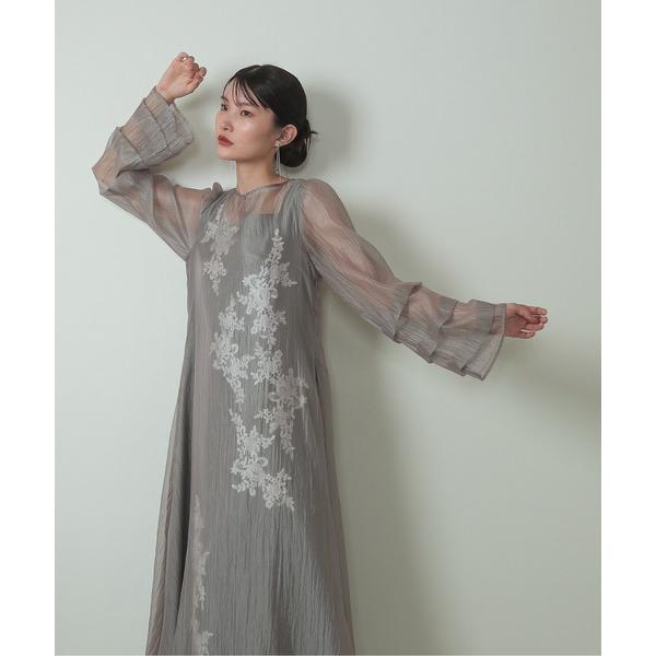 ZOZO問い合わせ番号:84634577ショップ:Kana，カナブランド:Kana，カナ商品名:モチーフレース シアー ワンピース パーティードレス 結婚式 お呼ばれ マタニティ オケージョン 妊婦カテゴリ:ワンピース/ドレス>ドレス...