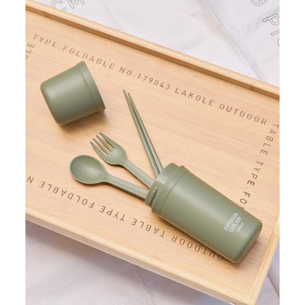 『セール実施中』ZOZO問い合わせ番号:84867866ショップ:LAKOLE，ラコレブランド:LAKOLE，ラコレ商品名:【OUTDOOR】カトラリーセット / 113675カテゴリ:食器/キッチン>カトラリーブランド品番:1136...
