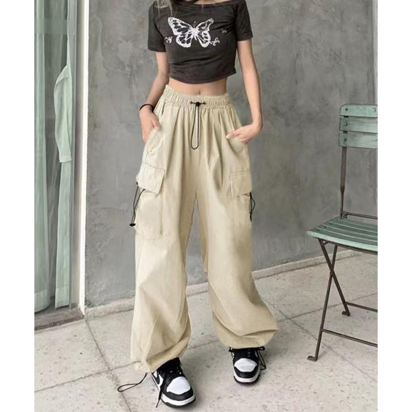 ワイドパンツ カーゴパンツ カーゴパンツ ジョガーパンツ レディース レディース