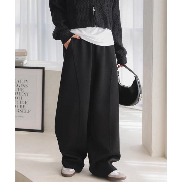 『タイムセール実施中』ZOZO問い合わせ番号:84869743ショップ:kobelettuce，コウベレタスブランド:KOBE LETTUCE，コウベレタス商品名:ダイバー素材ワイドカーブパンツカテゴリ:パンツ>スウェットパンツブラン...