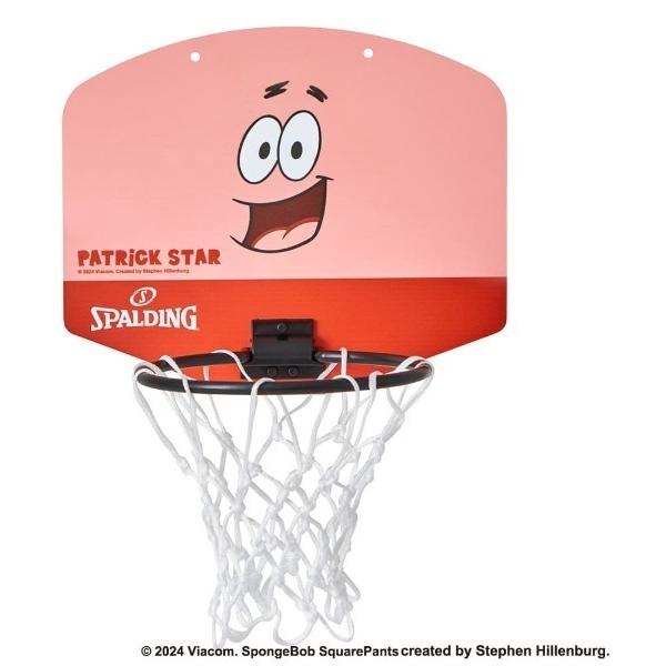 インテリア 「SPALDING/スポルディング」マイクロミニ スポンジ・ボブ スマイル/マイクロミニ パトリックスター スマイル/ミニバスケゴール